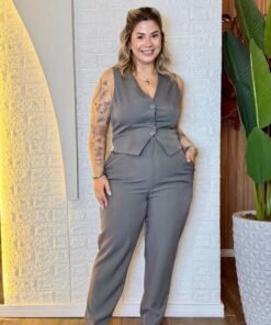 Colete Alfaiataria Twil Plus Size